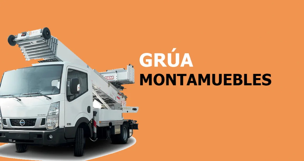 Grua elevadora para mudanzas en Segovia